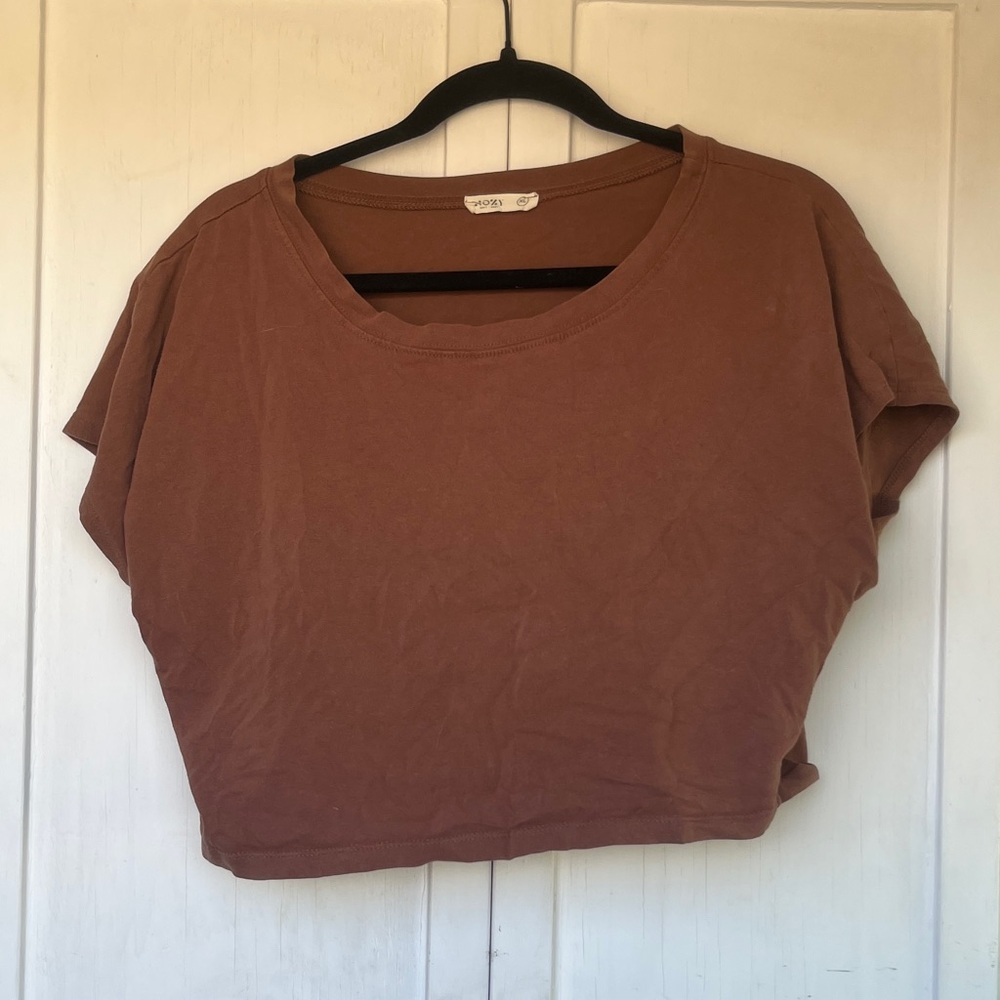 Sozy Brown Crop Top size xl